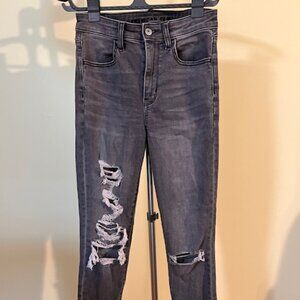 American Eagle Next Level Stretch Black Jeans, Size 2
